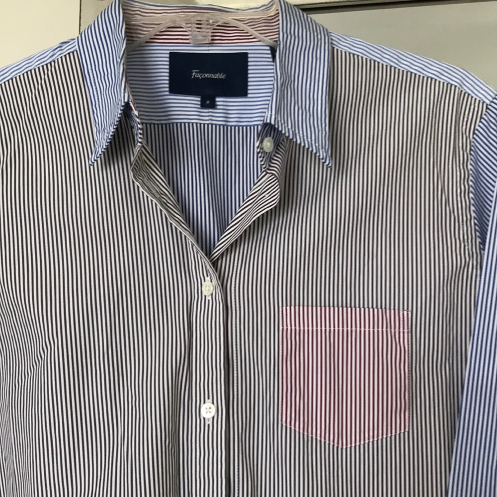 Tailored, Stylish blouse with 3/4” sleeves